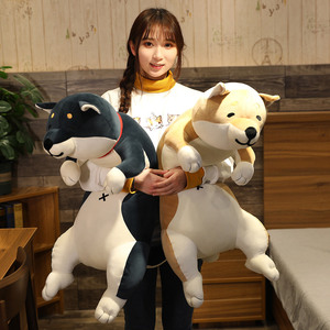 Almohadas de Peluche Suaves Personalizadas al por Mayor de Shiba Inu, Juguetes Divertidos de Animales de Peluche, Almohada Larga de Perro/Gato para Bebés - Product Image 2
