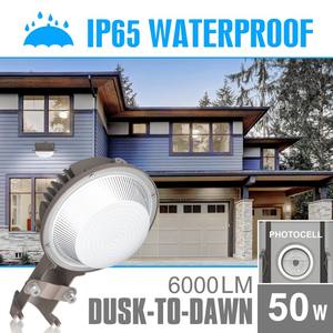 Applique murale LED en aluminium Barn Light 150W 80W 50W IP65 avec capteur de lumière, lampe de traversée pour jardin moderne, garage, cour extérieure - Product Image 2