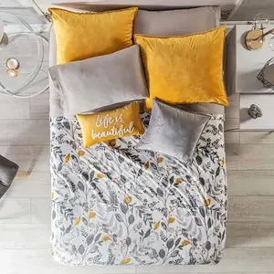 Manta Ligera con Estampado de Hojas Vianney, Rectangular, para Todas las Estaciones, Estilo Moderno - Product Image 6