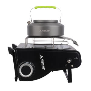 STARCAMP 1700W 2-in-1 draagbare buiten camping butaangas kachel/kooktoestel van staal, ijzer, aluminium metaal, handmatig te gebruiken voor reizen - Product Image 3