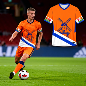 Maglia da Calcio Olanda Stagione 2026, Tuta da Allenamento per Uomo, Divisa da Calcio Maschile - Product Image 1