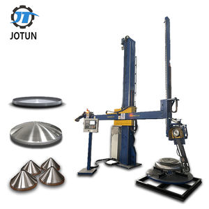 Máquina pulidora de cono de cabeza de plato y tanque de acero inoxidable completamente automática CNC de China - Product Image 2