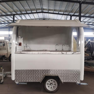 Máquina de café Restaurante móvil Mini remolque de comida con equipo de cocina completo para bocadillos con helado de perros calientes de Falafel - Product Image 5