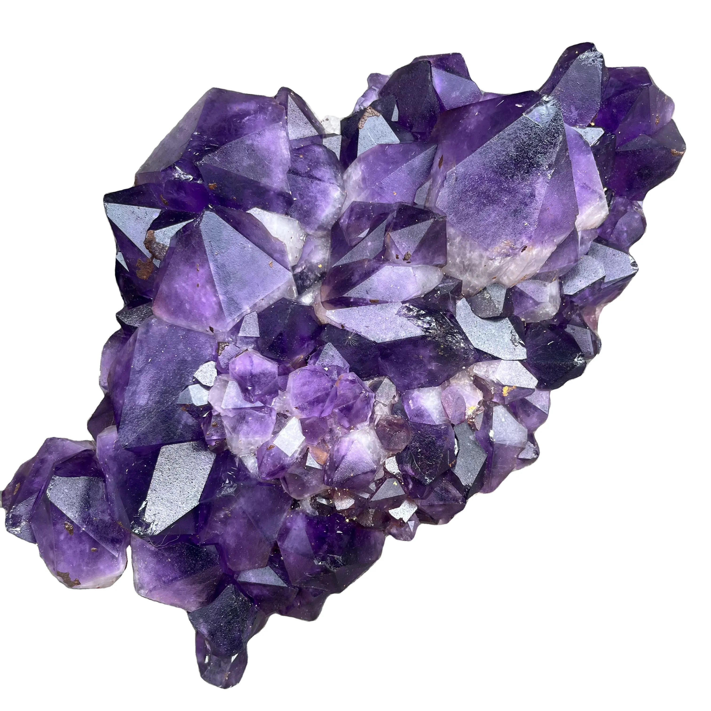 Grosir grosir batu permata kristal alami cluster amethyst cluster untuk hadiah deco