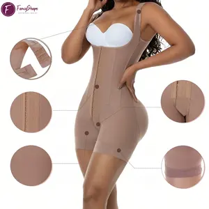 4 Haken Stalen Botten Liposuctie Fajas Colombianas Buikcontrole Maar Lifter Faja Shapewear Postpartum Snaar Body Shaper