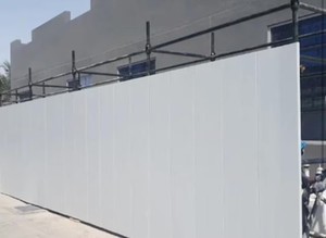 Sinh thái thân thiện 50cm rộng Hàng rào nhựa tường Bảng điều khiển kim loại móc cao sức mạnh PVC sinh thái hàng rào Ốp cho hàng rào ngoài trời - Product Image 2