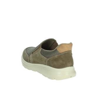 Uomo Slip On 752090 Mocassins beiges pour hommes, chaussures décontractées, confortables, respirantes, tige en maille, semelle légère - Product Image 2