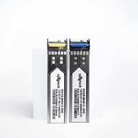 Módulo Transceptor Óptico GOXS BI5312-40D 1.25G SFP BiDi 1550TX 1310RX 40KM Fibra Monomodo DDM Conector LC POE