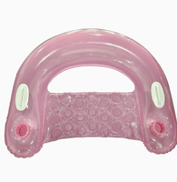 Plateforme flottante gonflable en PVC pour piscine, chaise longue et canapé gonflable pour parc aquatique estival