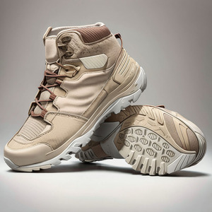 Chaussures de randonnée légères montantes directes d'usine pour hommes chaussures de sport d'escalade en plein air antidérapantes avec bout rond pour l'hiver - Product Image 3