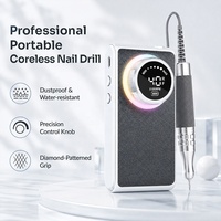 Ponceuse à ongles sans fil rechargeable 40000 tr/min pour manucure et pédicure, élimination des callosités, machine de polissage pour salon