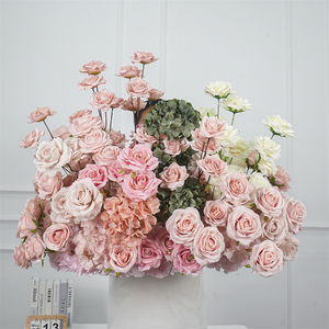 Custom Luxury Floral Wedding Aisle Floral Centerpiece Wedding Floral for <b>Table</b> <b>Sofa</b> <b>Side</b> Flower Arrangement Stage Backdrop Decor - Product Image 1