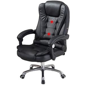 Moderne Draaibare Computerstoel Met Voetsteun Amber Bekleed Met Stof Liggend 135 Graden Verstelbare Silla De Oficina - Product Image 4