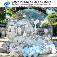 Dôme gonflable transparent en PVC de qualité commerciale, tunnel, tente transparente, décoration de fête d'anniversaire pour enfants, ballon pour événement