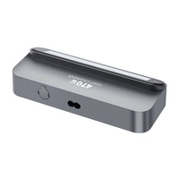 Station de charge rapide multi-ports 470W avec affichage numérique, concentrateur USB, adaptateur secteur, prise US/EU/AU/UK, chargeur GAN