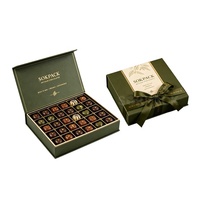 Boîte rigide de luxe personnalisée pour 30 chocolats, ensemble de bonbons et de friandises de qualité supérieure pour offrir en cadeau, boîte d'emballage