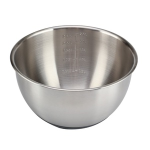 Ensemble de 4 bols à mélanger en acier inoxydable, idéal pour la cuisson, la préparation, la cuisson et le service des aliments - Product Image 6