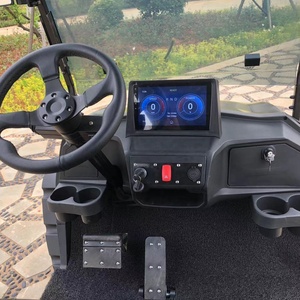 Chariot de golf électrique haute endurance 48V 5KW modèle tout-terrain extérieur à 6 passagers avec portes - Product Image 4