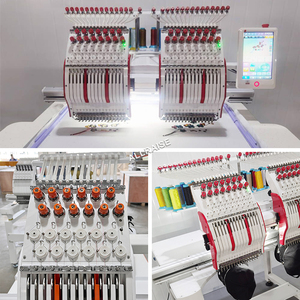 Machine à broder numérique à 2 têtes, informatisée, pour casquettes et t-shirts, vente directe d'usine en Chine, prix bas - Product Image 3