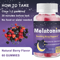 Gummies à la mélatonine Vitahealthy au goût de baies naturelles, conçues pour une utilisation nocturne, avec une qualité constante et une personnalisation flexible