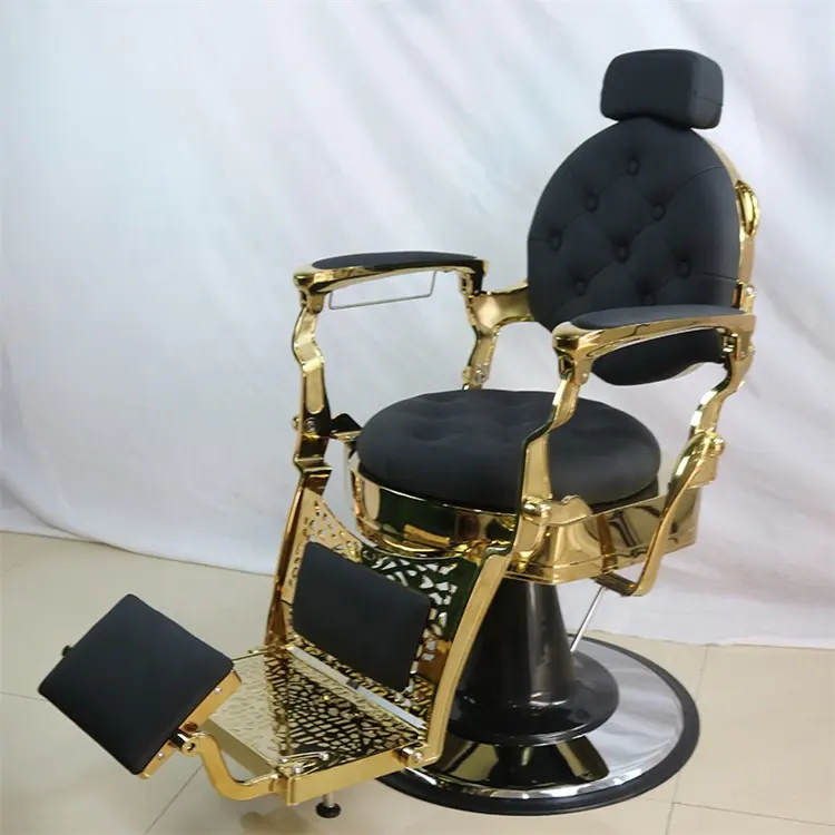 Siman cadeira de cabeleireiro hidráulica, cadeira antiga do salão de beleza do siman, cadeira do barbeiro do estilizador de ouro branco para vendas