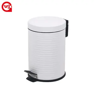 Haute qualité 3L 5L 12L 20L 30L poubelle commerciale en plastique inoxydable poubelle de cuisine