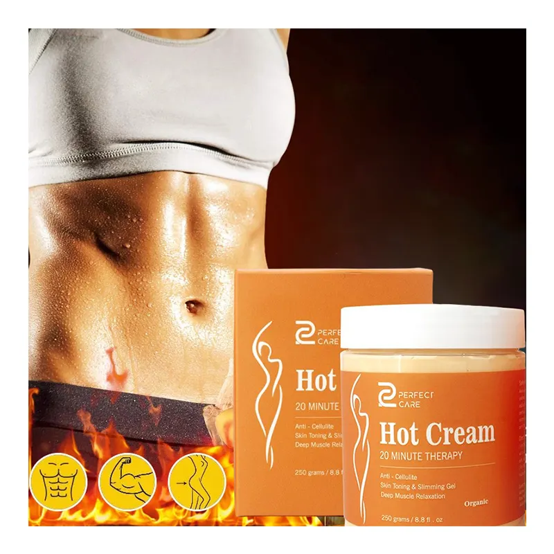 Fat Burning Slim Sweat Hot Gel Waist Firming Body Shaping Weight Loss Anti Cellulite Belly Slimming Cream