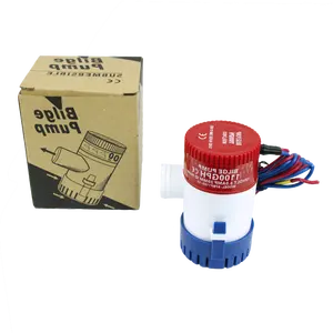 STARFLO pompa air elektrik, pompa pengganti aturan, pompa air Bilge otomatis, elektrik, DC 1100gph, 24v, untuk perahu laut