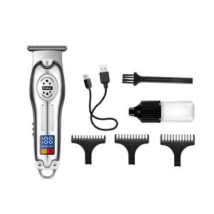 Tondeuse à cheveux professionnelle Kemei Km678, écran numérique, corps métallique, charge USB, batterie 600 mAh, usage en salon - Product Image 3