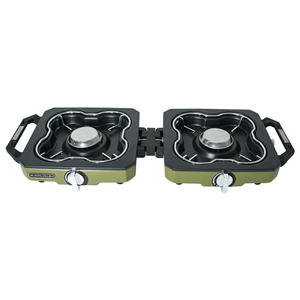 Réchaud de camping d'extérieur Buerg 8000W à double brûleur, portable et pliable, pour pique-nique et utilisation en haute altitude - Product Image 3