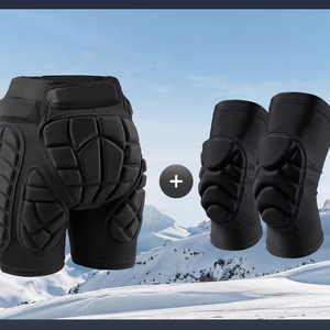 Pantalon de sport professionnel pour activités de plein air avec coussinets d'impact en EVA épais, léger et réglable, pour le patinage et le ski en hiver WD-H002 - Product Image 4