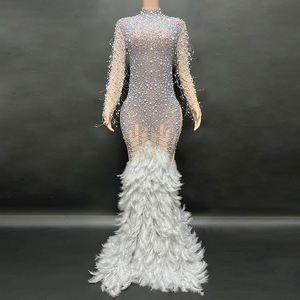 Nihai Zevk için Yetişkin Silikon seks boncuklu akşam elbise  