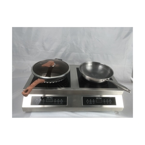 Cuisinière à induction commerciale double brûleur 3500W, robuste, plate et concave, étanche, pour table de cuisine, support OEM/ODM. Commer - Product Image 5