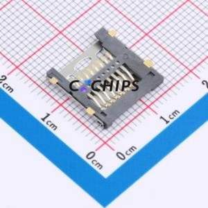BX-TF-1.9HJ SD Card / Memory Card Connector SMD Connector Flip Cover Type MicroSD Card (TF Card) Card Holder 2.9mm - Product Image 2