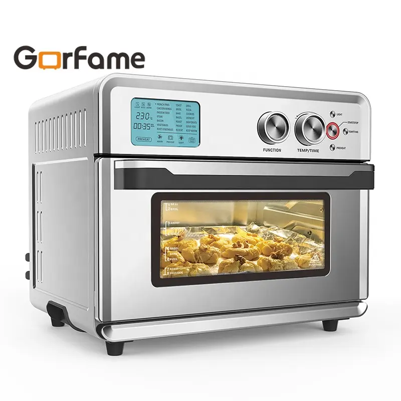 Forno elétrico multifuncional, forno multifuncional para assar, 25l