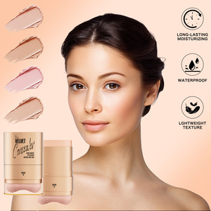 Barra Correctora de 4 Colores Naturales, Resistente al Agua y al Sudor, Barra de Base 2 en 1 con Pincel <span class=keywords><strong>Corrector</strong></span> - Product Image 5