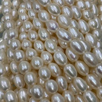 Perles d'eau douce naturelles en gros 5-6mm 6-7mm 7-8mm fabrication de bijoux