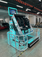 2024 gran oferta simulador VR 9D VR máquina arcade de lujo VR 360 Simulador de movimiento silla giratoria Realidad Virtual jugadores dobles