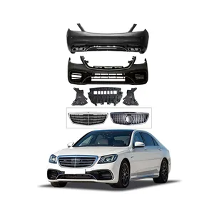 Gbt kits de corpo de carro, kits de corpo de carro modificados com estilo de mercedes benz s class facelift s63 amg