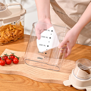 Conteneur de stockage d'aliments pour animaux de compagnie moderne, portable et multifonctionnel <span class=keywords><strong>avec</strong></span> <span class=keywords><strong>couvercle</strong></span> anti-poussière pour usage domestique, facile <span class=keywords><strong>à</strong></span> utiliser pour le stockage et la distribution d'aliments pour chiens et chats - Product Image 1