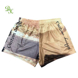 Pantaloncini da uomo con stampa a sublimazione con stampa calzoncini da ginnastica in rete da uomo con tasche con cerniera - Product Image 2