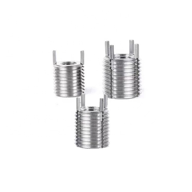 SS303 Heavy Duty M6*1 Key Locking Thread Insert Screw Locking Coil Inserts