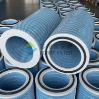 Filtre Nano Micro Bleu Activé HEPA pour Boîte de Purificateur d'Air pour Usines au Charbon et Fournitures de Filtre d'Incinération des Déchets