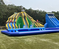 Toboggan aquatique gonflable géant à prix d'usine, toboggan gonflable d'extérieur pour le plaisir, jouet rebondissant à prix abordable pour la location de fêtes