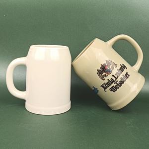 300ml, 500ml, 1000ML Novo Design Clássico Caneca De Cerveja Tambor Em Forma De Impressão logotipo Sublimação Branco Cerâmica Stein <span class=keywords><strong>Mug</strong></span> Presente Corporativo - Product Image 6