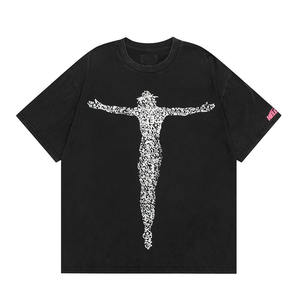 T-shirt vintage surdimensionné pour homme avec logo personnalisé, motif de voiture en flamme, T-shirt de l'album Post Malone Austin - Product Image 1