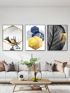 <span class=keywords><strong>Arte</strong></span> Murale Fiore di Loto Dorato, Set di 3 Pezzi in Lega di Alluminio, Trifoglio Nero e Oro, Decorazione Botanica Minimalista di Lusso per Corridoio e Casa - Product Image 4
