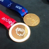Medalla de Metal de los Campeones de la Liga Élite, Nuevo Modelo, Recuerdo para Aficionados al Fútbol, Disponible para Regalos de Bienvenida