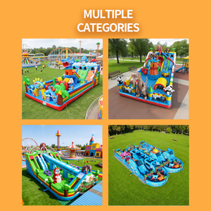 Parque de Dinosaurios Inflable Jurassic Adventure, Casa de Brinco con Diseños Realistas para Parques Infantiles Comerciales - Product Image 6