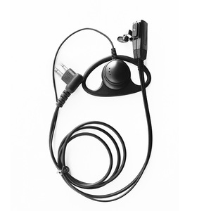 Auriculares Walkie Talkie con Gancho Tipo D, Compatibles con Kenwood, Baofeng, Quansheng, Moto Wali, Auriculares Tipo K, Tipo M - Product Image 1
